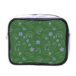 Folk flowers pattern Floral surface design Mini Toiletries Bag (One Side) Front