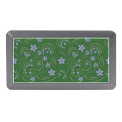 Folk Flowers Pattern Floral Surface Design Memory Card Reader (mini) by Eskimos