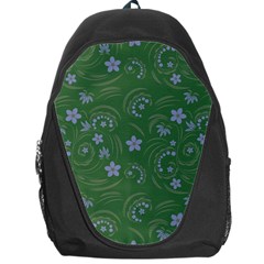 Folk Flowers Pattern Floral Surface Design Backpack Bag by Eskimos