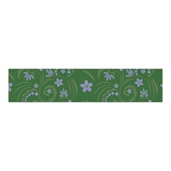 Folk Flowers Pattern Floral Surface Design Velvet Scrunchie by Eskimos