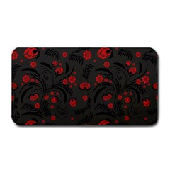 Folk Flowers Pattern Floral Surface Design Medium Bar Mats by Eskimos