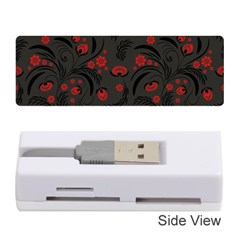 Folk Flowers Pattern Floral Surface Design Memory Card Reader (stick) by Eskimos