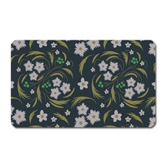 Folk Flowers Pattern Floral Surface Design Magnet (rectangular) by Eskimos