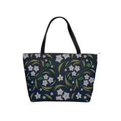 Folk Flowers Pattern Floral Surface Design Classic Shoulder Handbag by Eskimos