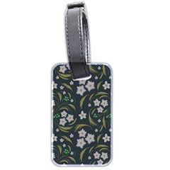 Folk Flowers Pattern Floral Surface Design Luggage Tag (two Sides) by Eskimos