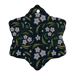 Folk Flowers Pattern Floral Surface Design Ornament (snowflake) by Eskimos