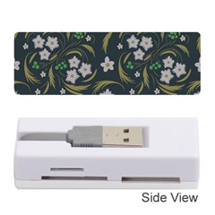 Folk Flowers Pattern Floral Surface Design Memory Card Reader (stick) by Eskimos