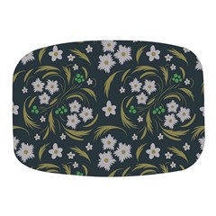 Folk Flowers Pattern Floral Surface Design Mini Square Pill Box