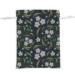 Folk Flowers Pattern Floral Surface Design  Lightweight Drawstring Pouch (xl) by Eskimos