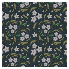 Folk Flowers Pattern Floral Surface Design Lightweight Scarf  by Eskimos