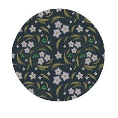 Folk Flowers Pattern Floral Surface Design Mini Round Pill Box (pack Of 5) by Eskimos