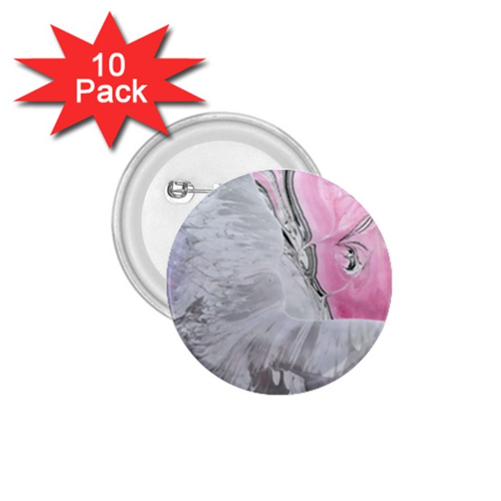 Abstract marbling collage 1.75  Buttons (10 pack)