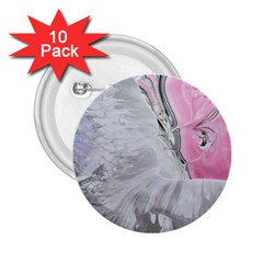 Abstract marbling collage 2.25  Buttons (10 pack) 