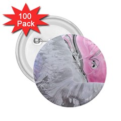 Abstract marbling collage 2.25  Buttons (100 pack) 