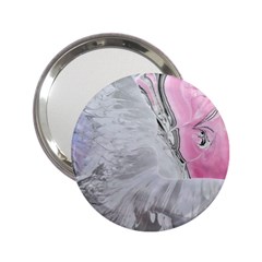 Abstract marbling collage 2.25  Handbag Mirrors