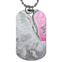 Abstract marbling collage Dog Tag (One Side)