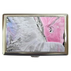 Abstract marbling collage Cigarette Money Case