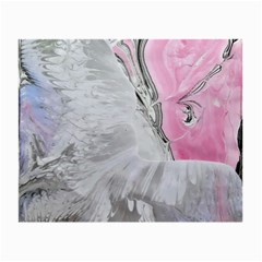 Abstract marbling collage Small Glasses Cloth