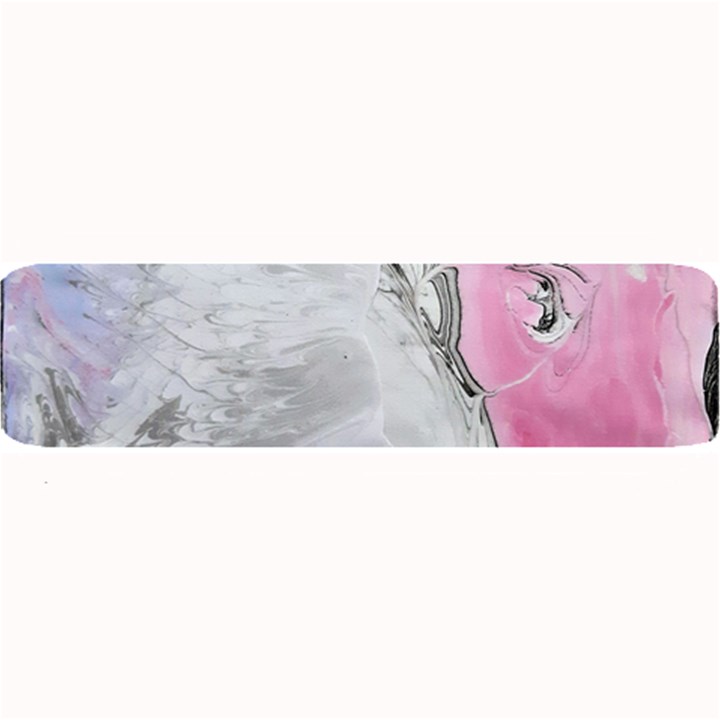 Abstract marbling collage Large Bar Mats