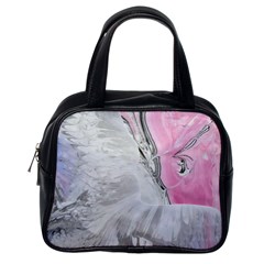 Abstract marbling collage Classic Handbag (One Side)