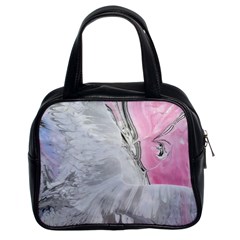 Abstract marbling collage Classic Handbag (Two Sides)