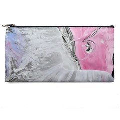 Abstract marbling collage Pencil Case