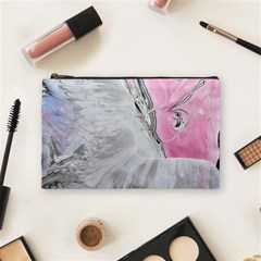 Abstract marbling collage Cosmetic Bag (Medium)