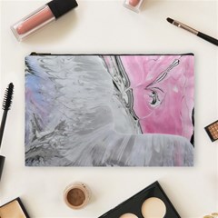 Abstract marbling collage Cosmetic Bag (Large)