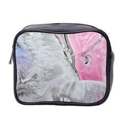 Abstract marbling collage Mini Toiletries Bag (Two Sides)