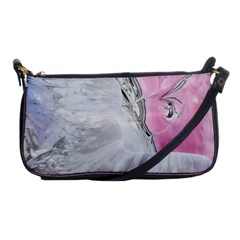 Abstract marbling collage Shoulder Clutch Bag