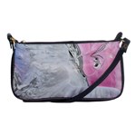 Abstract marbling collage Shoulder Clutch Bag Front