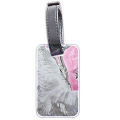 Abstract marbling collage Luggage Tag (two sides)