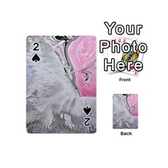 Abstract marbling collage Playing Cards 54 Designs (Mini)