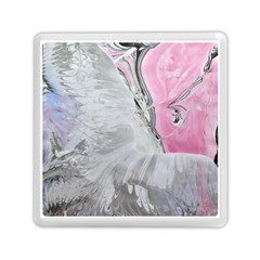 Abstract marbling collage Memory Card Reader (Square)