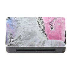 Abstract marbling collage Memory Card Reader with CF