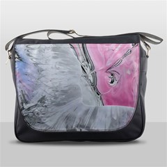 Abstract marbling collage Messenger Bag