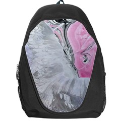 Abstract marbling collage Backpack Bag