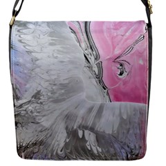 Abstract marbling collage Flap Closure Messenger Bag (S)