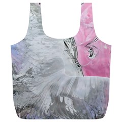 Abstract marbling collage Full Print Recycle Bag (XL)