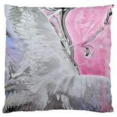 Abstract marbling collage Standard Flano Cushion Case (One Side)