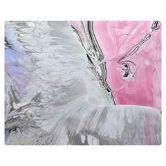 Abstract marbling collage Double Sided Flano Blanket (Medium) 