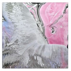 Abstract marbling collage Large Satin Scarf (Square)