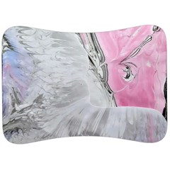 Abstract marbling collage Velour Seat Head Rest Cushion