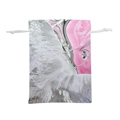 Abstract marbling collage Lightweight Drawstring Pouch (M)