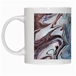 Painted feathers White Mugs Left