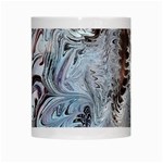 Painted feathers White Mugs Center