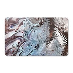 Painted feathers Magnet (Rectangular)