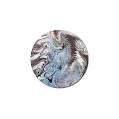 Painted feathers Golf Ball Marker