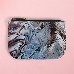 Painted feathers Mini Coin Purse