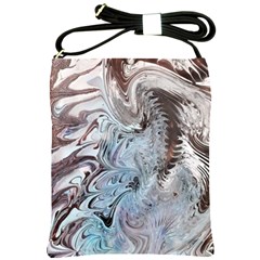 Painted feathers Shoulder Sling Bag